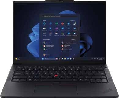 Lenovo ThinkPad E14 Gen 7 AMD Ryzen 7 250/RAM 16GB/512GB SSD/14" WUXGA/Windows 11 Pro | Referencia: 21T10009LM | Procesador: AMD Ryzen 7 250 (8C / 16T, 3.3 / 5.1GHz, 8MB L2 / 16MB L3); Integrated AMD Ryzen AI, up to 16 TOPS | Ram: 1x 16GB SODIMM DDR5-5600 | Almacenamiento: 512GB SSD M.2 2242 PCIe 4.0x4 NVMe Opal 2.0 | Pantalla: 14" WUXGA (1920x1200) IPS 300nits Anti-glare, 45% NTSC, 60Hz | S.O: Windows 11 Pro • Puertos: 1x USB-A (USB 5Gbps / USB 3.2 Gen 1), 1x USB-A (USB 10Gbps / USB 3.2 Gen 2), Always On, 1x USB-C (USB 5Gbps / USB 3.2 Gen 1), with USB PD 15-65W and DisplayPort 1.4, 1x USB-C (USB4 40Gbps), with USB PD 15-65W and DisplayPort 1.4a, 1x HDMI 2.1, up to 4K/60Hz, 1x Headphone / microphone combo jack (3.5mm), 1x Ethernet (RJ-45)