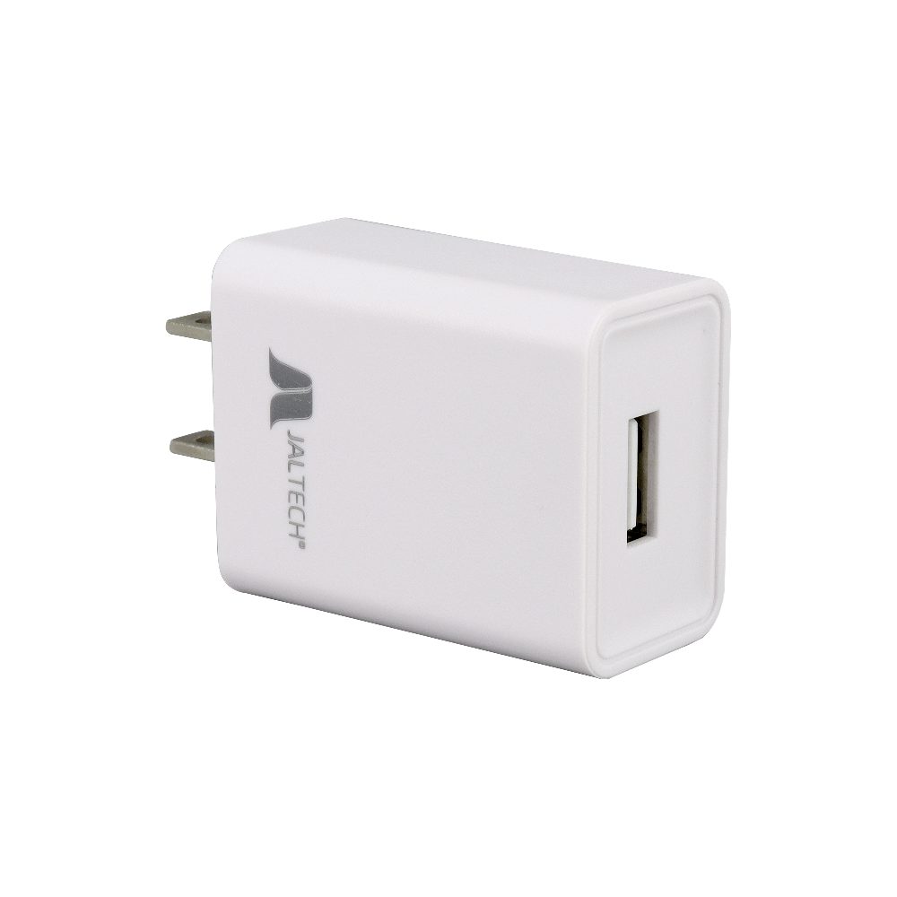 CONVERTIDOR 10W CON CABLE TIPO C JAL-C0 · Adaptador cargador para celular · Incluye cable: USB A a USB Tipo C · Longitud: 1M · Capacidad:2.4A · Transmite datos · Transmite carga · Material del adaptador: PC+ABS · Color: blanco · Potencia :10W · Entrada: AC 100V-240V 0.3A · Salida: DC 5V/ 2A/ · Puertos: USB x1 · Compatible con: celulares, auriculares, parlantes o dispositivos de hasta de 10W de potencia