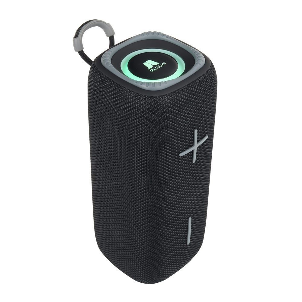 SPEAKER BT 16W MOVE - JT654 Bluetooth 5.3. • Interfaz: AUX 3.5 MM/Tarjeta TF/ USB/ Bluetooth • Radio FM • Potencia: 10 W x2 • Diámetro de altavoz: 52 MM • Impedancia: 4O • Carga USB Tipo C: 5 V/1 A • Tiempo de reproducción: 1-3h • TWS • Luces rítmicas • Capacidad de batería: 1500 mAh • Distancia de transmisión: 10 M Uso recomendado para potenciar tu experiencia diaria.