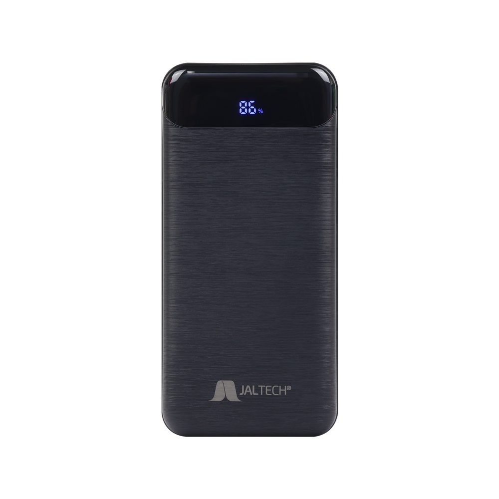 POWER BANK 20000 mAh CON LED INDICADOR JAL -HT09 Disfruta energía confiable durante todo el día con alta capacidad y carga rápida, ideal para mantener tus dispositivos siempre activos. Su diseño práctico y pantalla integrada facilitan el control y uso en cualquier momento. • Capacidad: 20000 mAh • Potencia: 22.5 W • Carga rápida con tecnología QC 3.0 y PD 20 W • Pantalla indicadora de nivel de carga • Chip de gestión integrado para mayor seguridad • Entradas: USB Tipo C / Micro USB • Entrada: 5 V 3 A • Salidas: USB Tipo A x 2 • Salidas: 5 V 3 A / 9 V 2 A...
