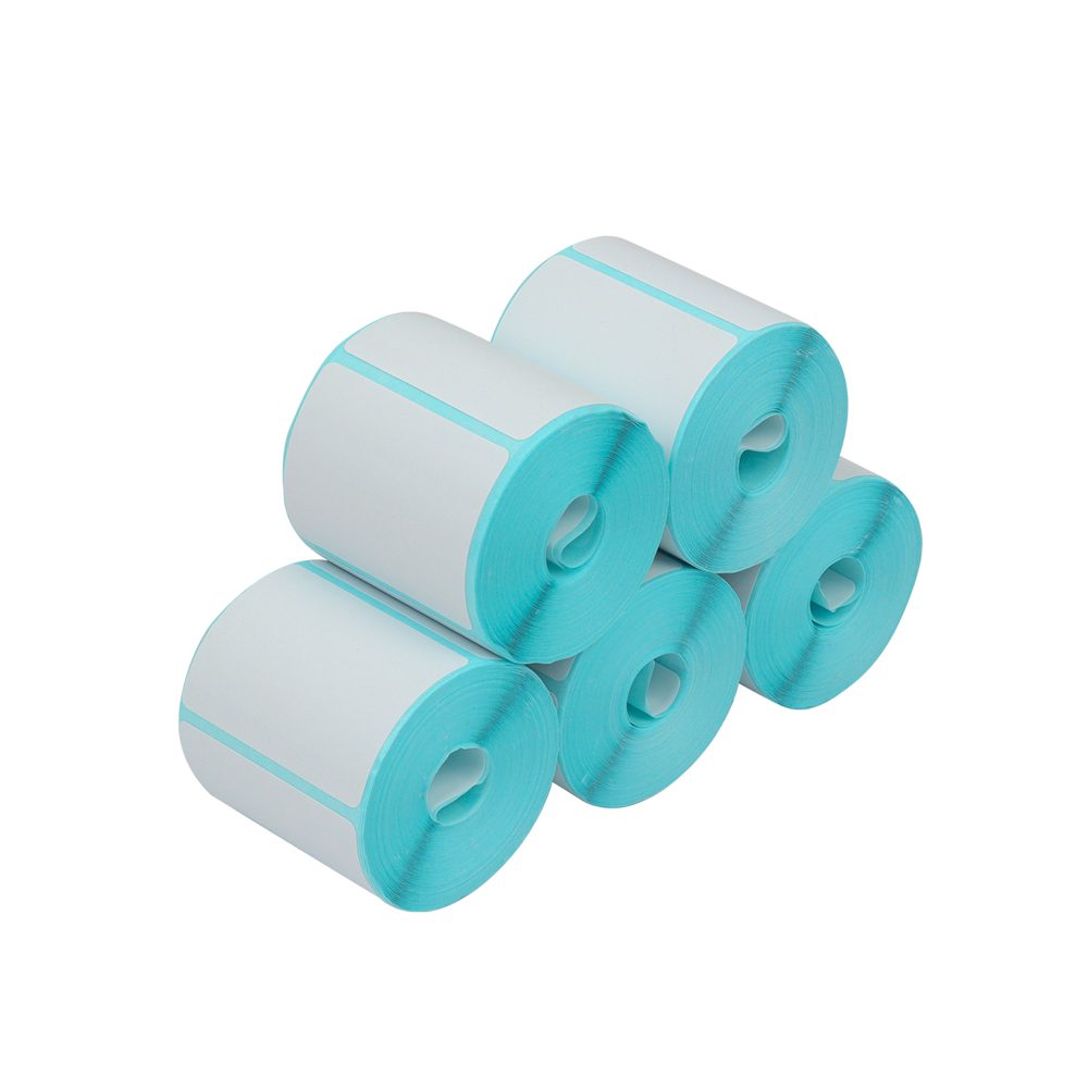 ROLLO ETIQUETAS IMPRESORA BT 40*30-300 X5 UNDS Rollo para impresoras BT 40x30x300 -Paquete x 5 rollos -Etiquetas adhesivas de papel térmico directo -Diámetro exterior: 42mm -Diámetro núcleo (core): 13mm -Tamaño de etiqueta: 40x30mm -300 etiquetas -Ideal para impresora móvil Bluetooth 40205 -Compatible con impresoras de etiquetas que cuenten con método de impresión térmico directo -Color: Blanco -Columnas: 1