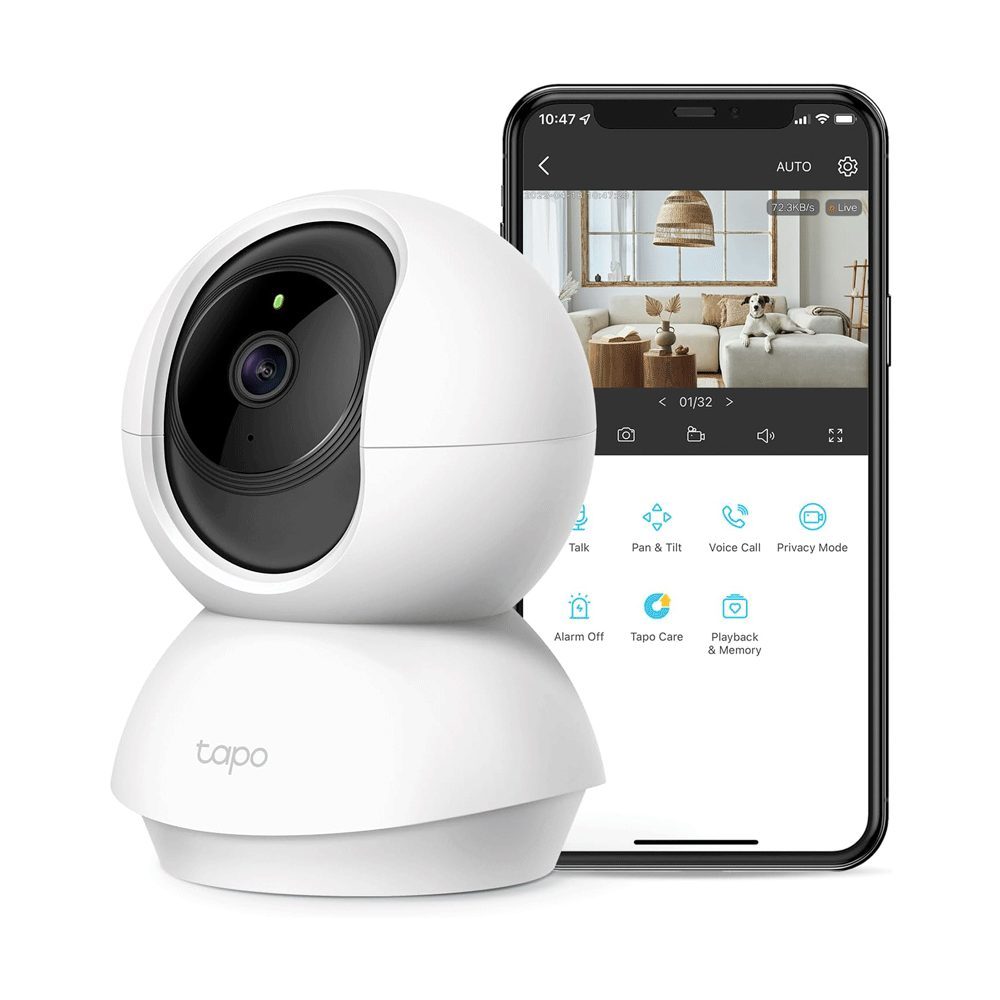 CAMARA DOMÓTICA ALTA DEFINICION PACK 2 Paquete por 2 cámaras con visión panorámica de 360° Descripción: -CÁMARA: Sensor de Imagen: 1/2.8" Lente Longitud focal: 3,83 mm Visión nocturna LED IR de 850nm hasta 30 pies Rango de vista: 360° horizontal, 114° vertical Resolución: 3MP (2304 x 1296) -VIDEO: Cuadros por segundo: 15fps Vídeo transmitido en vivo: 3MP Compresión de Video: H.264 -AUDIO: Comunicación de audio bidireccional Audio Input y Output: Micrófono y altavoz integrados -NETWORK: Wireless Rate: 11Mbps(802.11b) 54Mbps (802.11g) 72.2Mbps (802.11n) Wireless Security: WPA/WPA2-PSK Seguridad: Cifrado AES de 128 bits con SSL/TLS Frecuencia: 2.4 GHz -NOTIFICACIONES DE ACTIVIDAD: *Disparador de entrada *Detección de movimiento *Notificación...