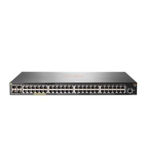 HPE 2930F 48G PoE+ 4SFP 48 Puertos Gestionable Conmutador de nivel 3 - Gigabit Ethernet - 10/100/1000Base-T, 1000Base-X - 3 Capa compatible - Modular - 4 Ranuras SFP - Par trenzado, Fibra Óptica - 1U - De Escritorio, Montable en bastidor