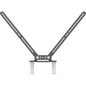 Logitech Barra de montaje para Soporte de televisión, sistema de videoconferencia, Cámara de vigilancia, Barra de vídeo - Gris - 119.4cm a 248.9cm (98") para pantalla plana - 68.04kg Capacidad de carga