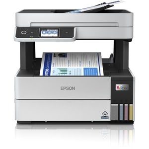 Impresora de inyección de tinta multifunción Epson L6490 Inalámbrico EcoTank - Color - Blanco - Copiadora/Fax/Impresora/Escáner - 37 ppm Mono/23 ppm de impresión en color - 4800 x 1200 dpi Impresión - Dúplex impresión Automático - Hasta 20000 páginas al mes - 250 hojas Entrada - Color De Superficie Plana Escáner - 1200 - Color Fax - Fast Ethernet Ethernet - LAN inalámbrica - Epson Connect, Apple AirPrint, Wi-Fi Direct, Epson iPrint, Epson Email Print, Google Cloud Print - USB