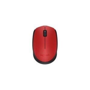 Mouse Logitech M170 - Radiofrecuencia - USB - Óptico - 3 Botón(es) - Rojo - Inalámbrico - 2.40GHz - 1000 dpi - Rueda de desplazamiento - Simétrico