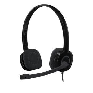 Auriculares Logitech H151 Cableado Sobre la cabeza Estéreo - Negro - Binaural - Supra-aural - 22Ohm - 20Hz a 20kHz - 180cm Cable - Cancelación de ruido - Mini-phone (3.5mm)