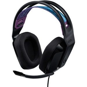 Auriculares de gaming Logitech G335 Cableado Sobre la oreja Estéreo - Negro - Binaural - Cerrado - 36Ohm - 20Hz a 20kHz - Cardioid, Uni Direccional Micrófono - Mini-phone (3.5mm)