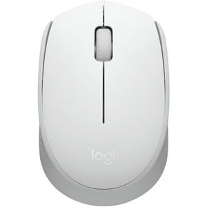 Mouse Logitech M170 - Radiofrecuencia - USB - Óptico - Blanco - Inalámbrico - 2.40GHz - Simétrico