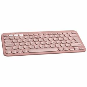 Logitech Pebble Keys 2 K380s Teclado - Inalámbrico Conectividad - USB Interfaz - Español - Rosa - Bluetooth - 10m - De Escritorio, Buscar, Atrás, Emoji, Screen Snipping, Dictado, Multimedia Tecla(s) de acceso rápido - Windows 10, Windows 11, Mac OS X 11.0 Big Sur, iPadOS 14, iOS 14, Android 9.0, ChromeOS, Linux - Chromebook, Universal, Portátil - PC, Mac - AAA Tamaño de batería admitida