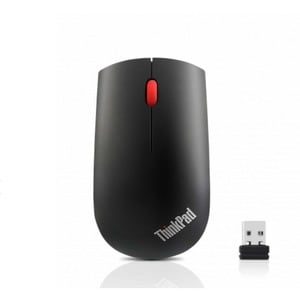 Mouse Lenovo Essential - Radiofrecuencia - USB - Óptico - 3 Botón(es) - Inalámbrico - 1200 dpi - Rueda de desplazamiento - Simétrico