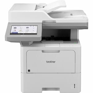 Impresora Láser Multifunción Brother MFC-L6915DW Inalámbrico - Monocromo - Copiadora/Fax/Impresora/Escáner - 52 ppm de impresión monocolor - 1200 x 1200 dpi Impresión - Dúplex impresión Automático - Hasta 160000 páginas al mes - Color Plano/ADF Escáner - 1200 - Monocromo Fax - Gigabit Ethernet Ethernet - LAN inalámbrica - Bother iPrint&Scan, Wi-Fi Direct - USB