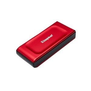 Unidad de estado sólido Pórtatil Kingston XS1000 - Externo - 1TB - Rojo - USB 3.2 (Gen 2) - 1050MB/s Tasa de transferencia de lectura máxima