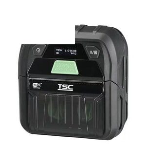 TSC • Impresora móvil de recibos y etiquetas de 3”, tecnología térmica directa, puertos USB Tipo C + Bluetooth 5.0 + NFC, pantalla LCD, compatibilidad con consumibles de 2” y 3” (20–80 mm), velocidad de impresión de hasta 102 mm/s, batería recargable de 3.080 mAh, incluye batería y accesorios básicos. Garantía: 2 años.