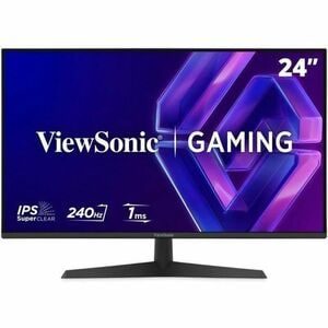 Monitor LED para juegos ViewSonic VX2429 24" Clase Full HD - 16:9 - 60.5cm (23.8") Viewable - SuperClear IPS - LED Retroiluminación - 1920 x 1080 - 16,7 Millones de colores - 250cd/m² - 1ms - 200Hz Frecuencia de actualización - Altavoces - Inclinable - HDMI - DisplayPort - Compatible con Montura VESA