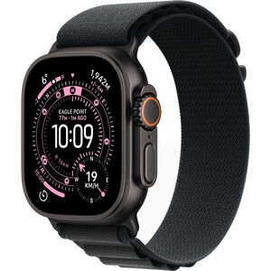 Apple Watch Ultra 3 Smart Watch - 49mm Case Height - 44mm Case Width - Negro Case Color - Negro Band Color - Titanio Case Material - LAN inalámbrica - 4G - LTE - Sensor eléctrico de frecuencia cardíaca, Sensor óptico de pulso cardíaco, Sensor de temperatura, Compás Digital, Altímetro, Acelerómetro, Sensor Gyro, Sensor de luz ambiental, Sensor ECG, Monitor de ritmo cardiaco - Altavoz - Pulso cardíaco, Presión sanguínea, Calidad de sueño, Ritmo, Dista
