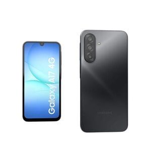 Smartphone Samsung Galaxy A17 LTE SM-A175F/DS 256GB - 4G - 17cm (6.7") Super AMOLED Full HD Plus 1080 x 2340 - Octa-core (8 núcleos) (Cortex A76Dual-core (2 núcleos) 2.20GHz + Cortex A55 Hexa-core (6 Core) 2GHz - 8GB RAM - Android 15 - Negro - Barra - MediaTek Helio G99 (MT6789) SoC - 2 Soporte de SIM - SIM-free - Front Camera: 13Megapíxel - Rear Camera: 50Megapíxel / 5Megapíxel / 2Megapíxel - 5000mAh Batería - Cerca de comunicación de campo