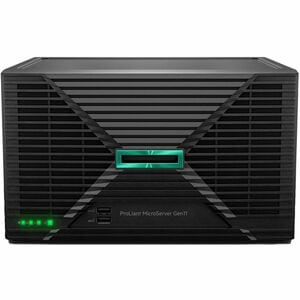 Servidor HPE ProLiant MicroServer Gen11 - 1 x Intel Xeon 3.50GHz - 16GB RAM - 2TB HDD - (2 x 1TB) HDD Configuration - Serie ATA/600 Controlador Ultra Micro Tower - Intel C262 Chip - 1 Soporte del Procesador - 128GB Soporte de RAM - DDR5 SDRAM - Gigabit Ethernet - 4 x Total Bay(s) - 4 x LFF Bay(s) - 1 x 180W