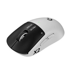 Ratón de juego Logitech G PRO X2 SUPERSTRIKE - Radiofrecuencia - USB 2.0 - HERO 2 - 5 Botón(es) - PC, Mac - Cable/Inalámbrico - 2.40GHz - Recargable - 44000 dpi - Simétrico - 3.8Día Duración de pilas