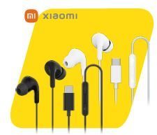 Xiaomi Type-C Earphones BHR8930GL • Puerto tipo C Plug-and-play • Diafragma de 12,4 mm Para un sonido de gran calidad • Micrófono de alta definición: Para llamadas nítidas • Diseño ergonómico y cómodo • Control práctico con tres botones integrado en el cable • Resistencia IP54 al polvo y al agua