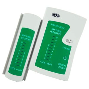 TESTER DE CABLE Diseñado para ofrecer rendimiento y practicidad en el uso diario. • TESTER DE CABLE • 1 X PROBADOR MASTER • 1 X PROBADOR REMOTO • PUERTOS: RJ45 Y RJ11 • ESCANEO AUTOMÁTICO • PRUEBAS RÁPIDAS Una solución confiable para trabajo, estudio o entretenimiento.