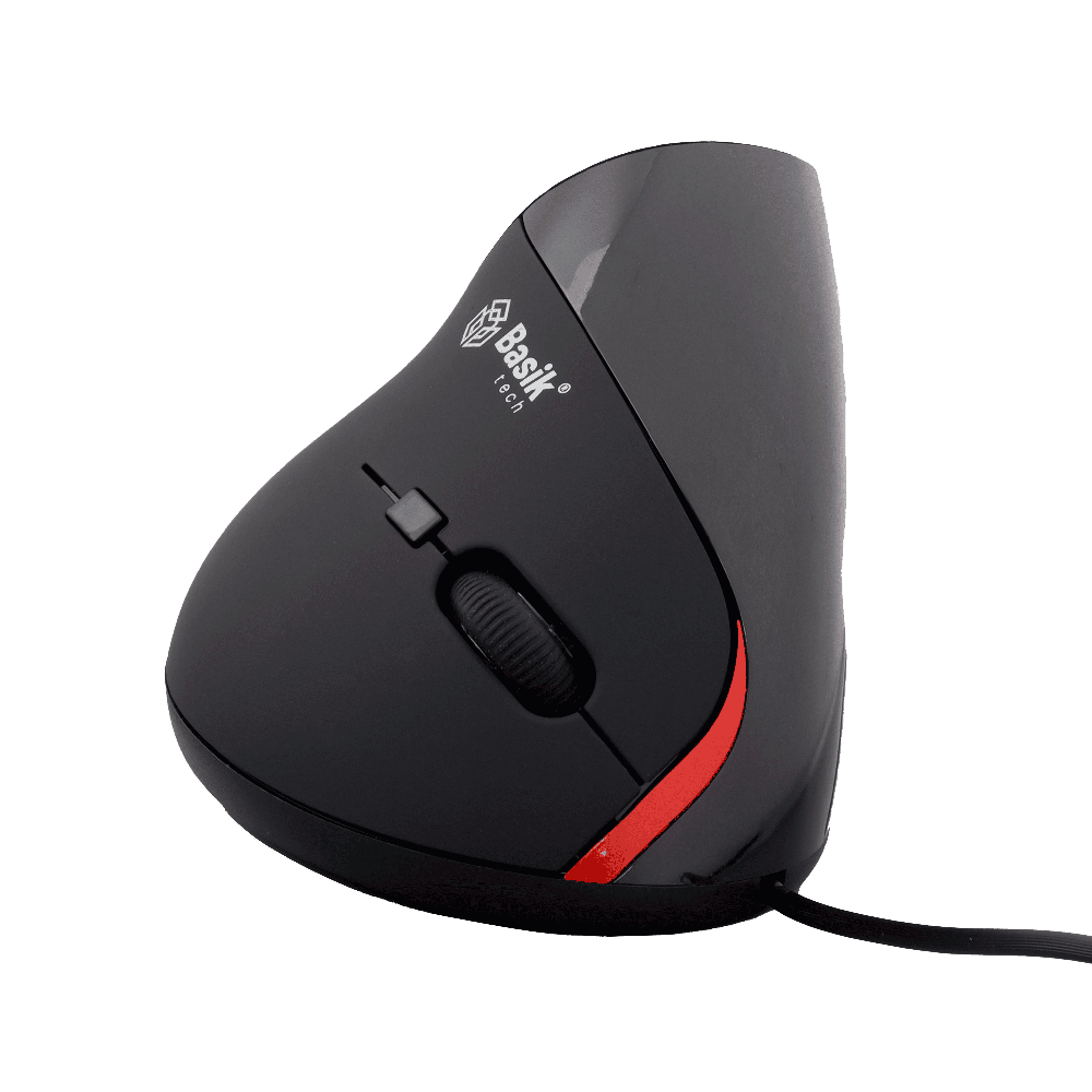 MOUSE VERTICAL ALAM BSK MOUSE ALÁMBRICO VERTICAL -5 BOTONES + SCROLL -DPI: 2400 -ALTA PRECISIÓN -DISEÑO ERGONÓMICO VERTICAL -PLUG AND PLAY -MATERIAL ABS -SENSOR ÓPTICO SENSIBLE -BAJO CONSUMO DE ENERGÍA -PLUG AND PLAY -LONGITUD DEL CABLE: 138CM -MEDIDAS DE PRODUCTO: 10.5X7X8CM -PESO DEL PRODUCTO: 85GR -MEDIDAS DEL EMPAQUE: 13X7.5X9.2 -PESO CON EMPAQUE: 120GR -COMPATIBLE CON WINDOWS 8/8.1/10/11, LINUX Y MAC