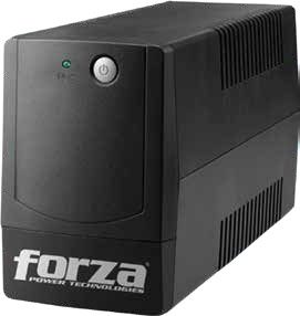 OTROS PRODUCTOS Protección Eléctrica EPOWERUS Adaptador DC DEV Respaldo 1.5KVA 12VDC TCL530 Toma Media Vuelta Caja Para Ups 3KVA Netion Ups Forza UPS Forza 600VA/360W | Referencia: BT-601 | Entrada | Tensión nomina: 120V | Frecuencia: 50/60Hz (detección automática) | Tipo de enchufe: 1 NEMA 5-15P Salida | Tensión nominal: 120V +/- 10% | Frecuencia: 50/60Hz (valor original de 60Hz) | Forma de onda: Onda sinusoidal modificada | Número total de salidas: 8 (NEMA 5-15R) Batería | Tipo y número de baterías: 12V / 4,5Ah (1) | Tiempo de autonomía: 11min.* | Tiempo de recarga: Hasta el 90% de su capacidad en 6~8 horas tras una descarga completa