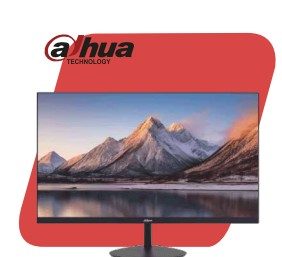 Monitor Dahua 22" FHD LM22-A200Y / 100HZ •Bisel ultra estrecho, apariencia elegante, base de plástico •Angulo de visión extra amplio de 178 ° H / 178 ° V para un rendimiento de visualización general •Diseño anti-luz azul, protector de ojos •Admite múltiples entradas de señal como HDMI, VGA •Frecuencia de actualización 100Hz