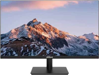 Monitor Dahua FHD de 23,8” | Referencia: DHI-LM24-A221Y | •Carcasa de plástico ligera y económica •Bisel ultraestrecho, aspecto elegante, base de plástico •Soportan múltiples entradas de señal como HDMI y VGA •144Hz de alta tasa de refresco •Tiempo de respuesta rápido de 1 ms