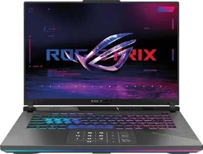 Diadema con IVA Portátil ROG Strix G16 AMD Ryzen 9-8940HX/1TB SSD/Ram 16GB/16” FHD+/RTX 5060 8GB/Windows 11 Home | Referencia: G614PM-RV010W | Procesador: AMD Ryzen 9-8940HX 2,4 GHz (80 MB de caché, hasta 5,3 GHz, 16 núcleos, 32 hilos) | Ram: 16GB DDR5-5200 | Almacenamiento: 1TB PCIe 4.0 NVMe M.2 SSD | Pantalla: 16" FHD+ (1920 x 1200, WUXGA), 16:10 aspect ratio, IPS-level, Anti reflejo, sRGB: 100%, Refresh Rate: 165Hz | Tarjeta Gráfica: NVIDIA GeForce RTX 5060 8GB GDDR7 Laptop GPU ROG | Boost:1610MHz at 115W (1560MHz Boost Clock+50MHz OC, 100W+15W Dynamic Boost) | S.O.: Windows 11 Home • Puertos: 1x 3.5mm Combo Audio Jack, 1x HDMI 2.1 FRL, 2x USB 3.2 Gen 2 Type-A, 1x Type-C USB 4 with support for DisplayPort / power delivery / G-SYNC (data speed up to 40Gbps), 1x Type-C USB 4 with support for D 40 is G p b la p y s P ), o 1 rt x / R G J4 - 5 SY L N A C N ( p d o a r t t a speed up to