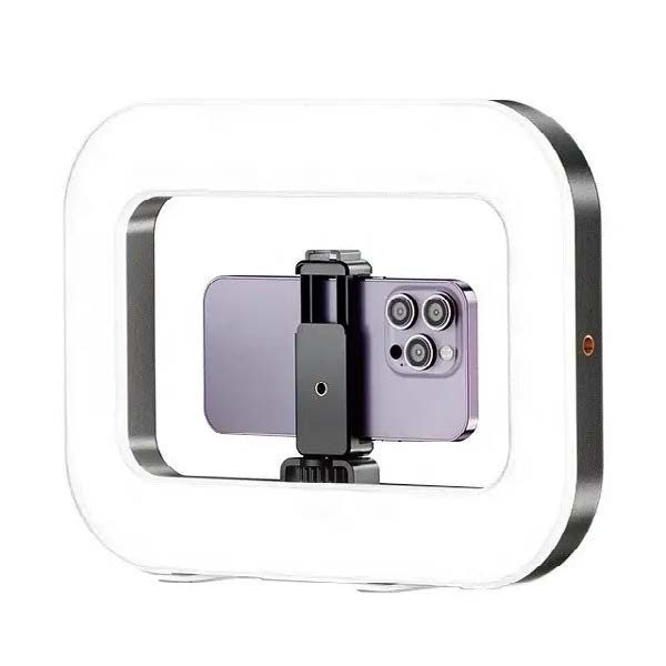 MINI LED CLIP - PY11 ARO DE LUZ SLIM PREMIUM - YM200 | Panel LED | Modos de luz: cálida/fría/neutral · Anillo de luz+ soporte para celular | Batería recargable · Potencia: 20W | Tiempo de carga: 1-2 horas · Colores: Blanco, cálido, blanco | Tiempo de uso: 30 minutos | Interfaz de carga: USB Tipo C