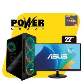 Ensamb AMD RYZEN 5 POWER GROUP AMD Ryzen 5-5600GT/RAM 16GB/512GB SSD /Board A520M-PLUS/ASUS 22"/F.P. 600W/Linux 22” Procesador: AMD Ryzen 5-5600GT Board: ASUS TUF GAMING A520M-PLUS WIFI | Ram: 16GB DDR4 3200Mhz | Almacenamiento: SSD 512GB | Monitor: ASUS 22" 100Hz | S.O: Linux | Fuente de Poder 600W 80 Plus | Bronze