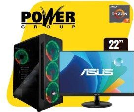 AMD RYZEN 7 POWER GROUP AMD Ryzen 7-5700G/RAM 16GB/512GB SSD /Board A520M-PLUS/ASUS 22"/F.P. 600W /Linux 22” Procesador: AMD Ryzen 7-5700G Board: ASUS TUF GAMING A520M-PLUS WIFI | Ram: 16GB DDR4 3200Mhz | Almacenamiento: SSD 512GB | Monitor: ASUS 22" 100Hz | S.O: Linux | Fuente de Poder 600W 80 Plus | Bronze