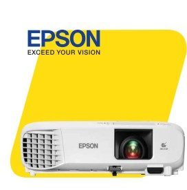 Proyector PowerLite E24 3.600 lúmenes ▪ Pantalla de más de 100” con calidad excepcional ▪ Luminosidad de: 3.600 lúmenes en color y 3.600 lúmenes en blanco para aulas de educación bien iluminadas ▪ Conectividad HDMI: Video y audio de calidad HD con un solo cable ▪ Tecnología 3LCD de 3 chips para el mejor brillo de color en tu clase