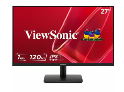 Monitor LED ViewSonic VA270A-H 27" Clase Full HD - 16:9 - 68.6cm (27") Viewable - SuperClear IPS - LED Retroiluminación - 1920 x 1080 - 16,7 millones de colores (8 bits) - 250cd/m² - 1ms - 120Hz Frecuencia de actualización - Inclinable - HDMI - VGA - Compatible con Montura VESA