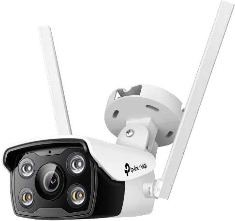 VIGI Cámara de red tipo
bala con Wi-Fi Full Color
para exteriores de 4 MP
Referencia: VIGIC340-W
▪ Sensor de Imagen: CMOS de
escaneo progresivo de 1/3”
▪ Resolución máxima: 2560 X 1440
▪ Lente: Fixed focal lens (4 mm)
▪ Reducción de ruido digital: 3D DNR
▪ WDR: DWDR
▪ Clasificación resistente a la
intemperie: IP66
▪ Distancia de Infrarrojo: 30m
▪ Ángulo de visión: (4mm) Horizontal
FOV: 79°, Vertical FOV: 43°, Diagonal
FOV: 93°
▪ Codificación inteligente H.265+
▪ Detección de movimiento
▪ Audio bidireccional