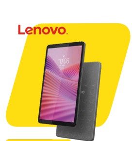 Tableta Lenovo Tab One 4G LTE (4GB/128GB) | Incluye Estuche + Cargador | Procesador: MediaTek Helio G85 | (8C, 2x A75 @2.0GHz + 6x A55 @1.8GHz) | Memoria: 4GB Soldered LPDDR4x | Almacenamiento: 128GB eMMC 5.1 | Pantalla: 8.7" HD (1340x800) IPS