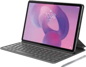 Tableta Lenovo Idea Tab TB336FU (8GB/128GB) Incluye Teclado Lenovo Folio + Lenovo Tab Pen Plus Referencia: ZAFR0210CO Procesador: MediaTek Dimensity 6300 (8C, 2x A76 @2.4 GHz + 6x A55@2.0 GHz) Memoria: 8GB Soldered LPDDR4x Almacenamiento: 128GB UFS 2.2 Cámara Frontal: 5 MP Cámara Posterior: 8 MP Pantalla: 11" 2.5K (2560x1600) IPS 500nits Antihuellas, 72% NTSC, 90Hz, Táctil Batería: 7040mAh (típico) Sistema Operativo: Android 15 Conectividad: Wi-Fi 5, 802.11ac 1x1 + BT5.2 Puertos estándar: 1x USB-C (USB de alta velocidad / USB 2.0), con carga; 1x conector combinado para auriculares / micrófono (3,5 mm); 1x Ranura para tarjetas